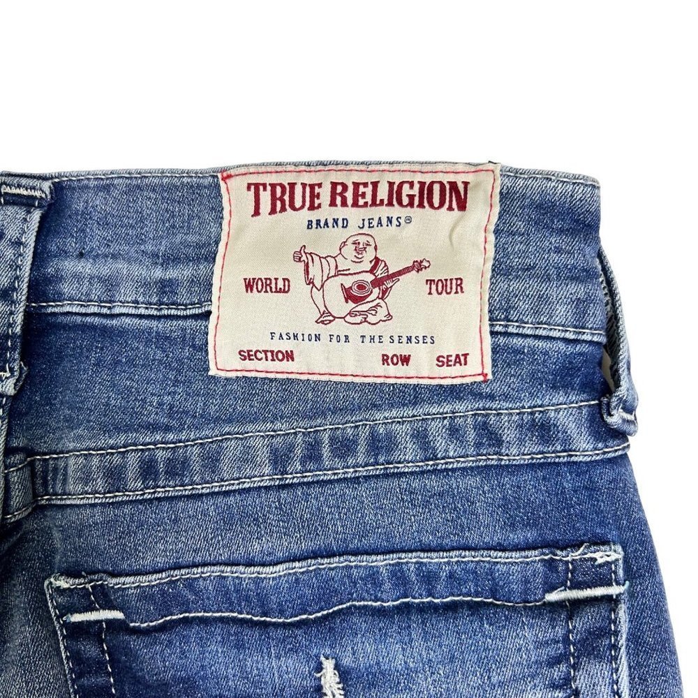 True Religion Jean Mens Size 30 and 32 Dark Wash Straight Ricky Relaxed Denim - Picture 9 of 11